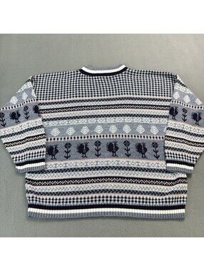 Vintage Classic Essentials Fair Isle Chicken Sweater Women’s Size 20W